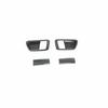 4PCS Inner Door Handle Bowl Cover Trim For Toyota Sienna 2015-2020 Carbon Fiber