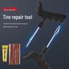 Compact 6-Piece Tire Repair Kit for Cars and Motorcycles