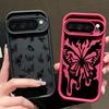 Flame Butterfly Print TPU Shockproof Case For Google Pixel 9 Pro XL 8 Pro 8A Soft Lens Protection Matte Phone Cover
