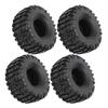 4Pcs Remote Control Rubber Tires Tyres Replacement for SCX10/TRX4/TRX6 1/10 RC Crawler