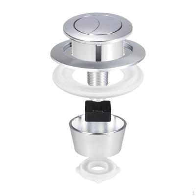 Double Push Flush Button Toilet Fill Valves Repair Water Saving Tank Full Half