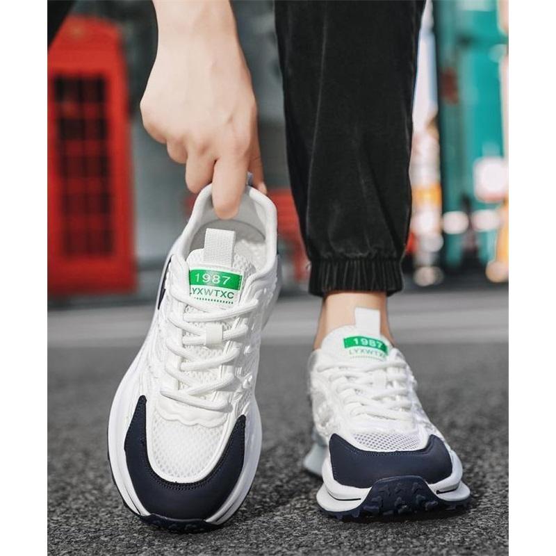 Men's Shoes, Low-cut, Thick-soled Sports And Casual Shoes, Fashion, All-match, Breathable Men's Shoes