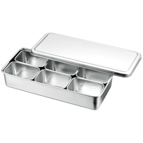 AG 18-8 Press Mini Yakumi Container (6 Pieces)