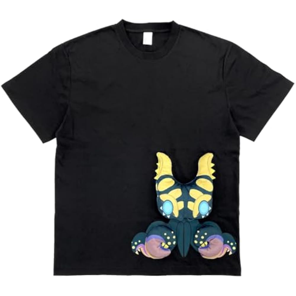 Capcom Monster Hunter Wilds Pop Out T-shirt Nu Egdra L Length 74 X Body Width 55 X Shoulder Width...