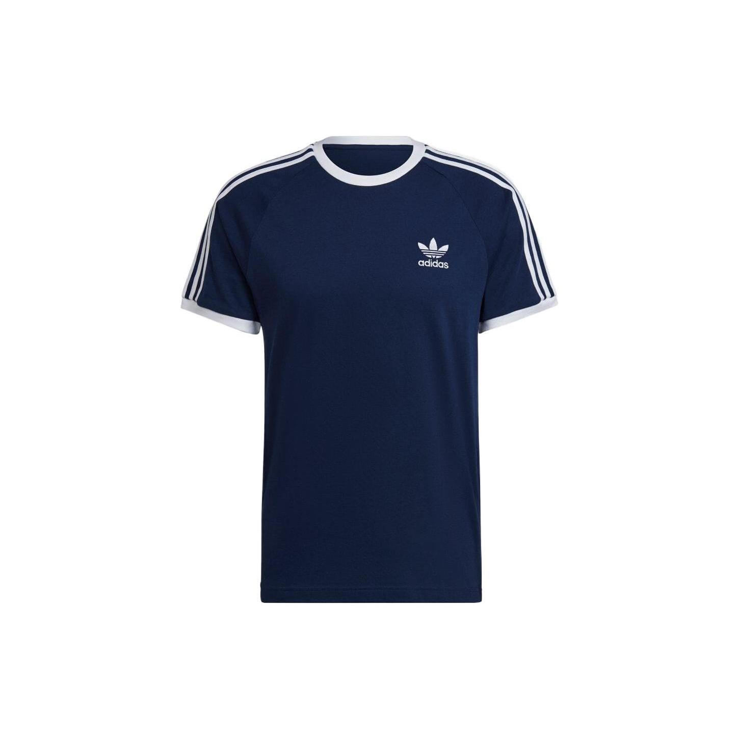 Хлопковая футболка с вышивкой логотипа Adidas Originals, круглый вырез, унисекс, HK7279 L