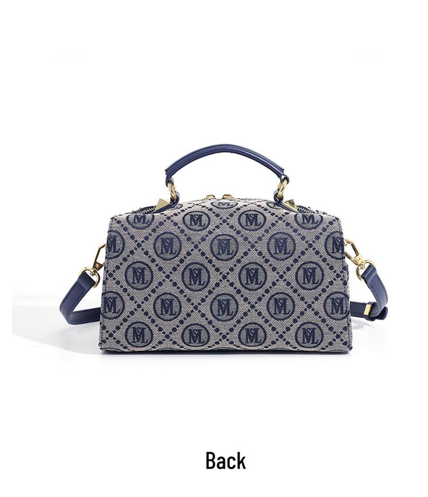 Autumn/Winter Luxury Crossbody Box Bag - Versatile, Casual Boston Pillow Handbag