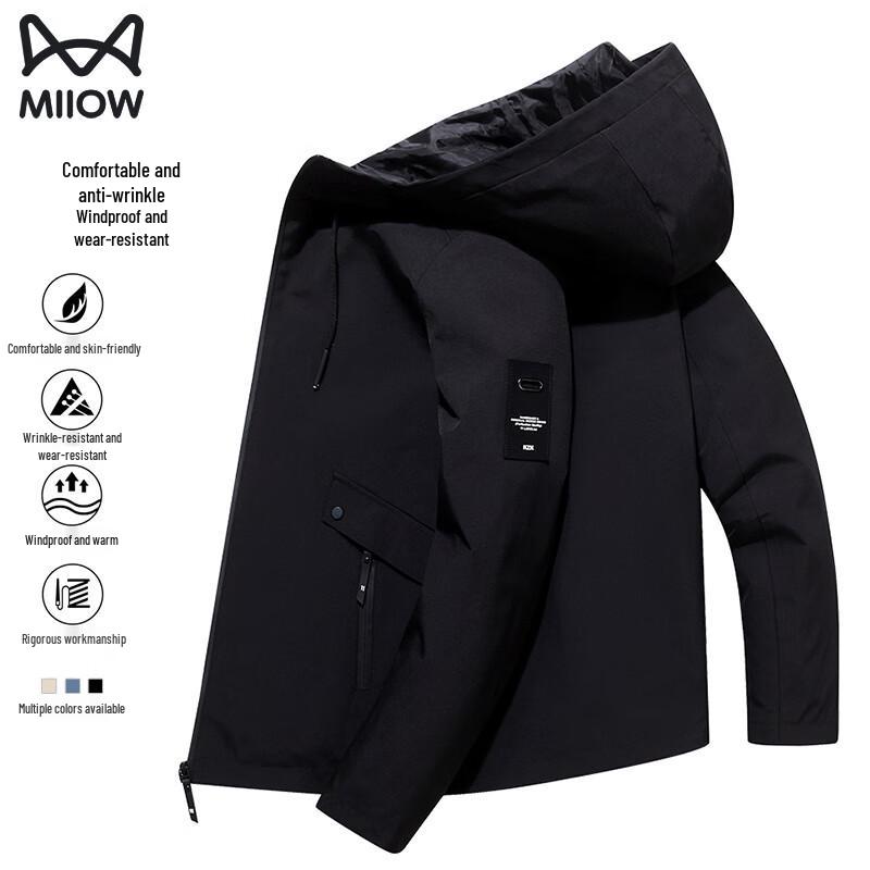 MaoRen Men's Hooded Casual Outdoor Jacket