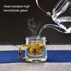 BORREY Travel Tea Set Portable Glass Teapot Infuser Set For Loos Tea Heat-resistant Glass Teapot With Travel Bag Kung Fu Tea Set
