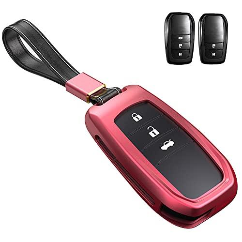 

Чехол для ключа для смарт-ключа Toyota Чехол для ключа 2/3 кнопки Алюминиевый сплав Разработан исключительно для Toyota Новая модель Sienta Yaris Mark X Желтый лейбл