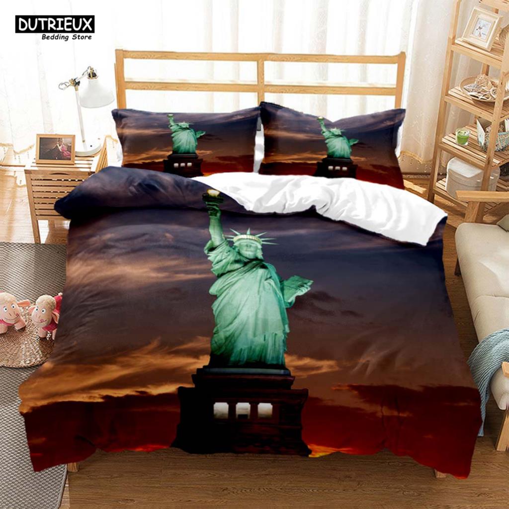Bettdecke Gott Digitaldruck Polyester Bettwäsche-Sets Kinder Jungen Set Für Teenager Bettwäsche-Set Bett-Set Queen-Size Bettwäsche-Set