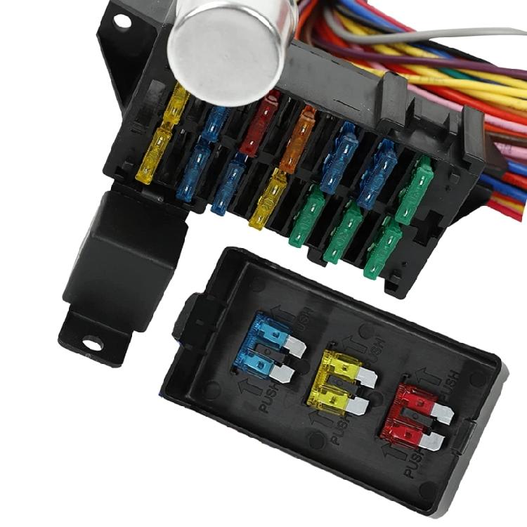 Universal Wire Harness Muscle Hot Rod Street Rat Voltage-Circuit Fuse Box Tool
