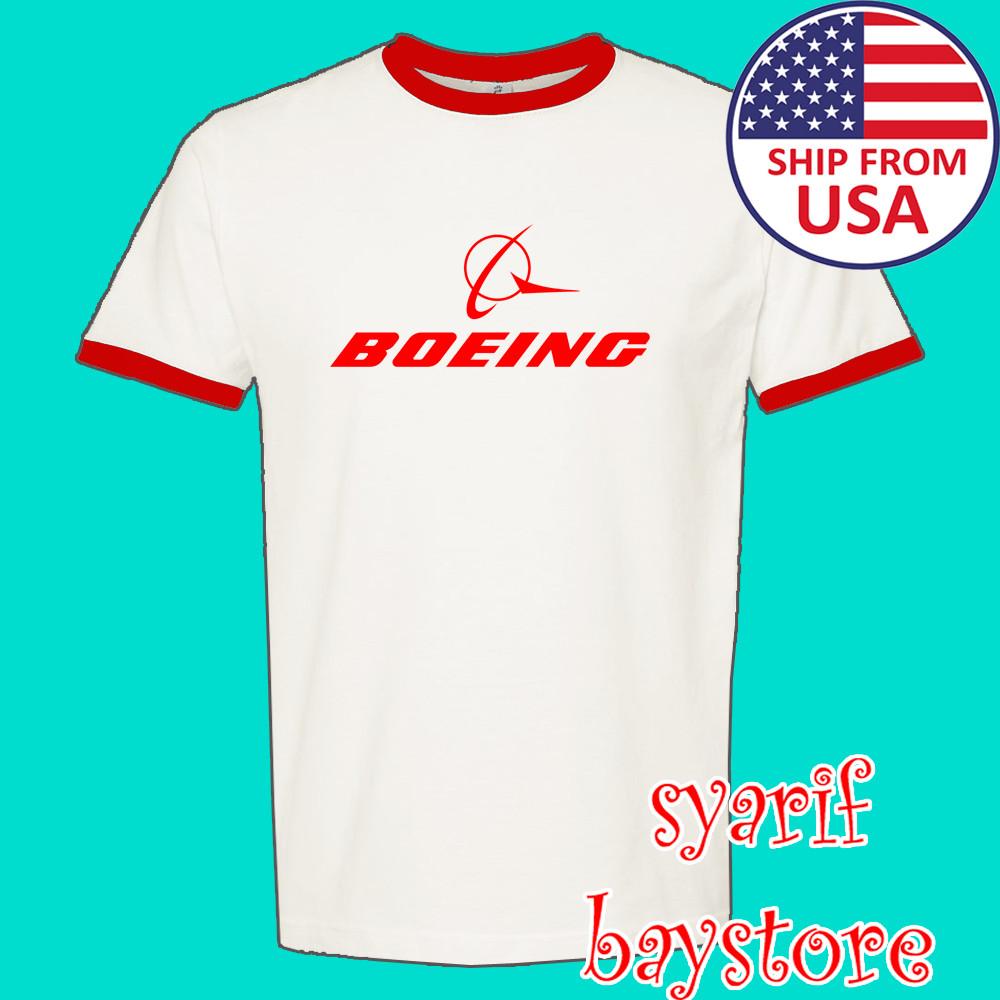 

Американские самолеты Boeing Мужчины#039;s Футболка унисекс с полосками Red Размеры от S до 3XL XXXL