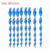 10Pcs Reflective Bird Deterrent Rods 30cm Hanging Bird Repellents Reflective Wind Spiral Rod Garden Anti-bird Protection