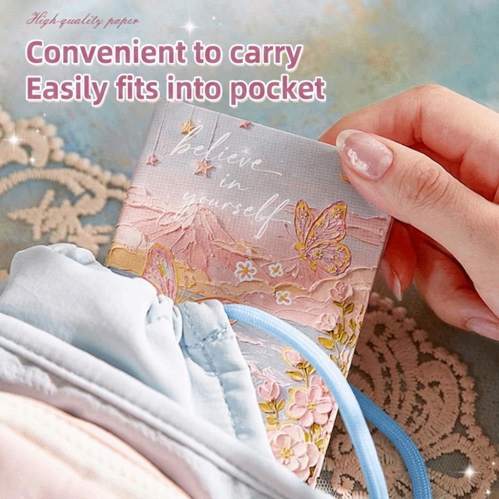 INS Style Student Diary Portable Memo Notepad New Mini Pocket Notebook  Daily Diary Memo