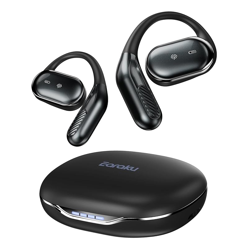 

Earaku (Iaraku) wireless earphones open year earphones For sports only bluetooth don t cover your ears exercise over-the-ear type IPX6 waterproof