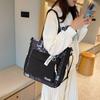 Bag Female College Student Hand Carry Make-up Bag Girl Large Capacity Shoulder Casual Versatile Messenger Bag Nylon Tote Bag
