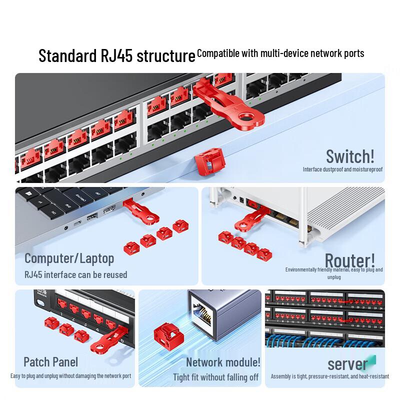 SAMZHE RJ45 Network Port Security Lock Kit
