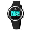 Digital Wristwatch for Women, Slim Design, Unisex, Stylish, Waterproof, Black, Simple, Sporty Watch with Multifunctional Features: Alarm/Date/Day/Stop
