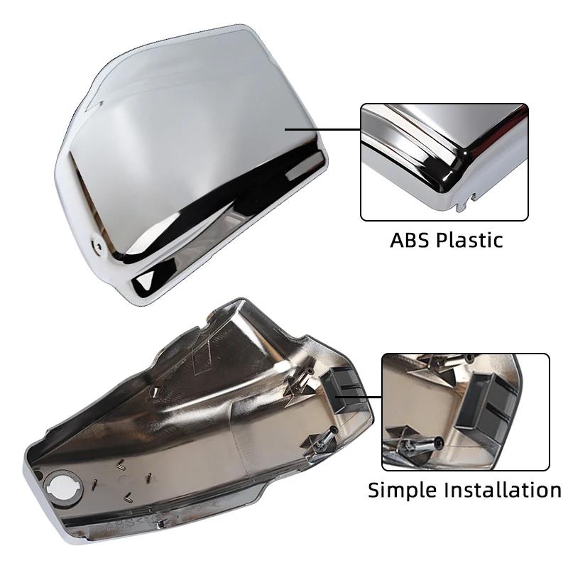 For Yamaha Dragstar V-Star XVS1100 Classic Custom 99-11 Motorcycle Chrome Battery Sdie Covers Left Right Fairing Guard Protector