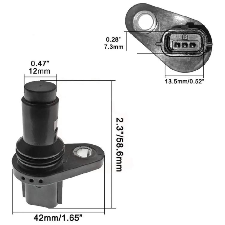 Enhances Fuel Efficiency Crankshaft Sensor For NV200 1.8L 2.0L Engine Applications Construction 23731-1VA0A 23731-EN20A