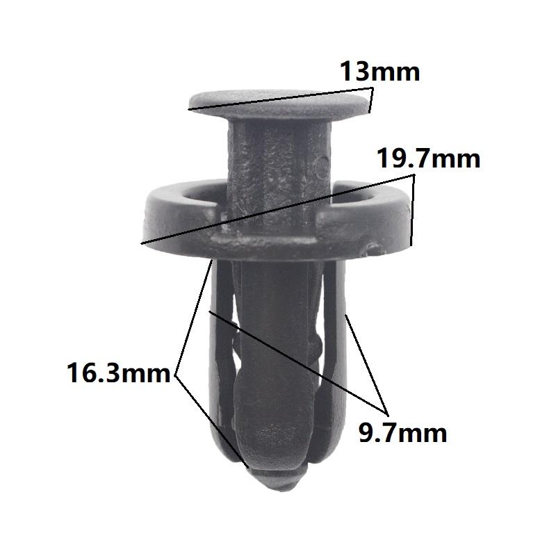 Kkjoy Plastic Car Rivet Clips Mixed Fasteners Trim Panel Accessories Suit for Various Cars