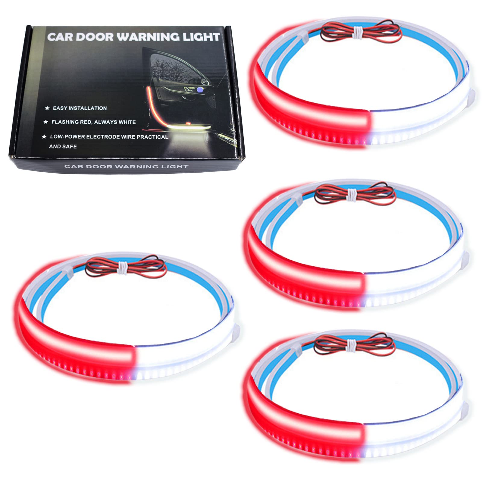 

Meliore LED Tape Light, Door Lamp, Footlamp, 12 V, Car Warning Light, Strobe, Sequential, 4