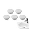 Drain Cap Silicone Long Oval Sink Stopper 5 Pieces Leak-Proof Plug Sealing Gasket For Home Countertop Bathroom Laundry Sink
