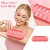 Press Nail Tray with Multiple Compartments for Sorting and Manicure Storage