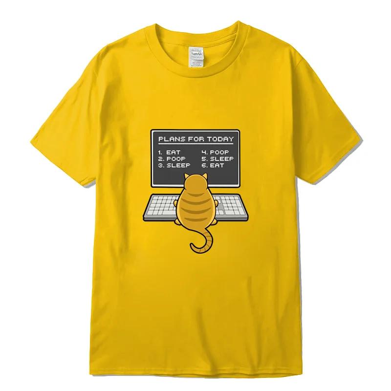 Summer Men's High Quality T-shirt100%cotton Funny Programmer Print Casual Loose Cool T Shirt O-neck Male T-shirt Male Tees Shirt