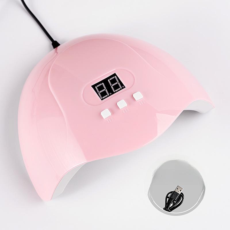 

Розовая светодиодная лампа для быстрой сушки ногтей — бережная сушка для домашнего и салонного использования