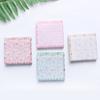 80Pages/set Kawaii Small Fresh Floral Stripe Memo Pads Diy Sticky Notes Diary Post Guestbook Stickers Stationery Office School