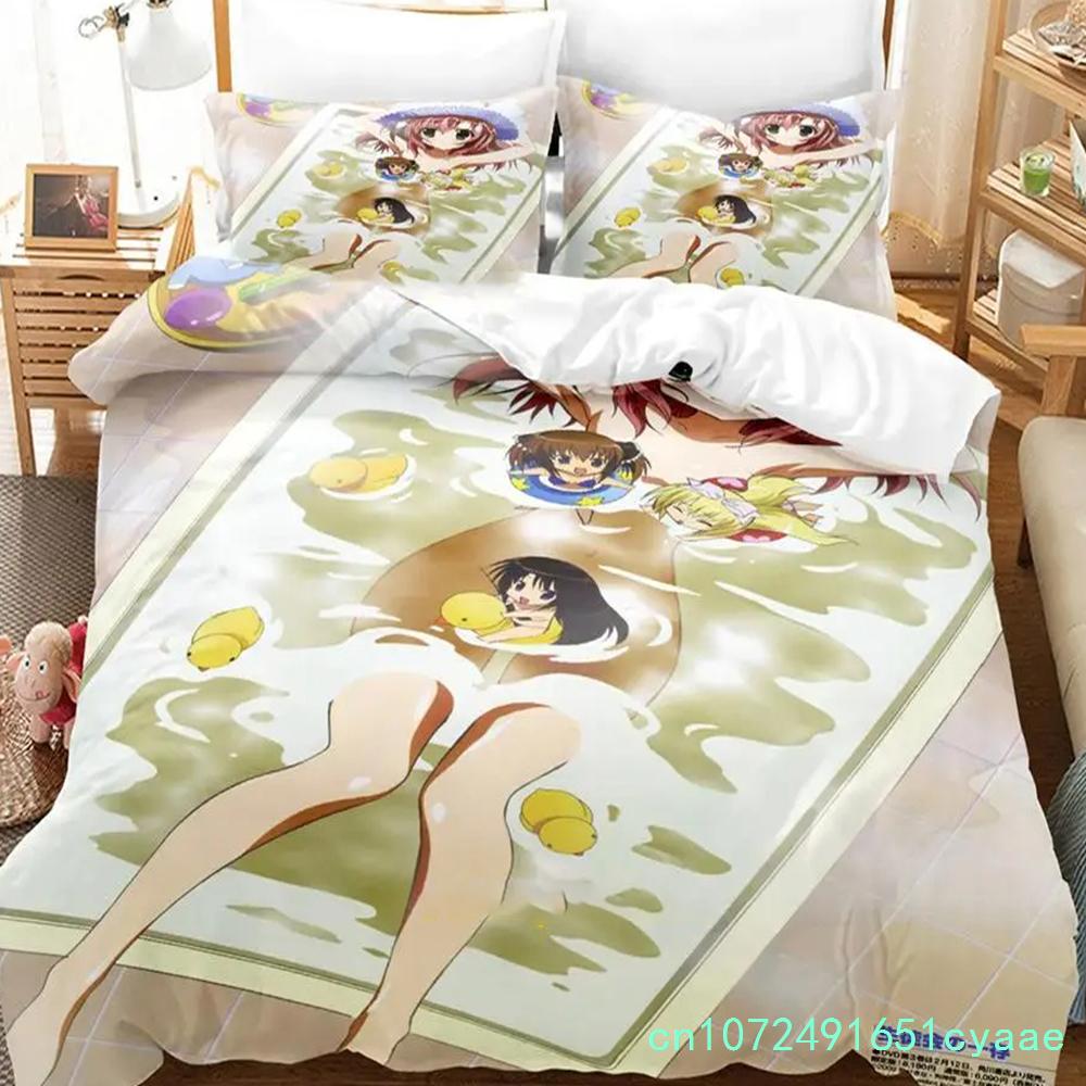 Schülervertretung Discretion Bettwäsche Set Jungen Mädchen Einzelbett Queen Size Seitokai No Ichizon Bettbezug Kissenbezug Bett Kinder Erwachsene