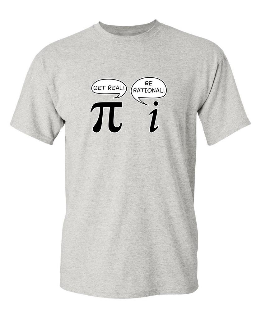 Buď realistický, buď racionální Pí Vtipné Matematický geek Sarkastické Pro dospělé Novinka Vtipné tričko