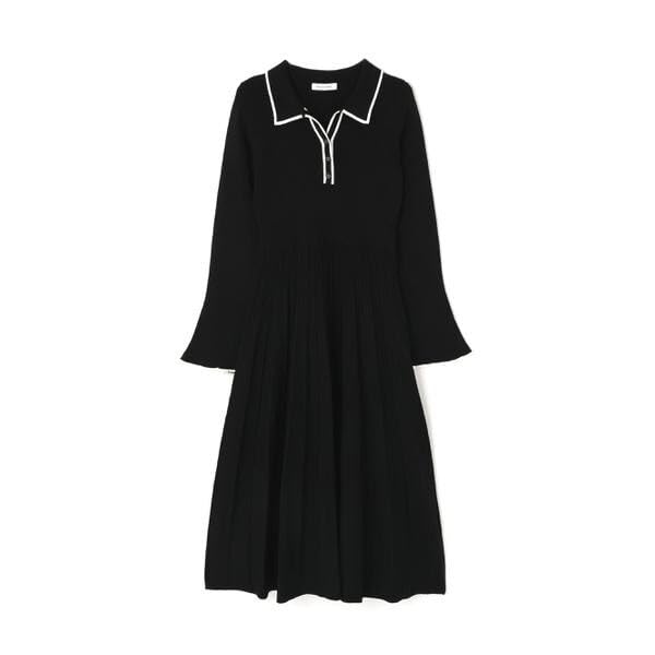 Natural Beauty Basics Skipper Bicolor Knit Dress (Beige/M)