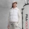 Fila Golf Series Fashion Simple Quality Casual Sports Golf Versatile Comfortable Goose Down Warm Down Vest Women Vest Jade-White A11W615904FWT