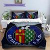 Getafe CF  Pattern Bedding Quilt Set  Home Decoration  Gift (1 * Duvet Cover + 2 * Pillowcase  Without Core)