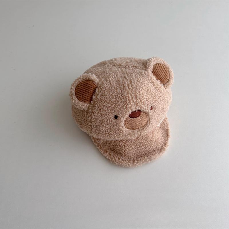 

Осенняя детская шапка универсальная милая шапка с утконосом из овечьего меха для улицы, ветрозащитная теплая детская шапка, удобная солнцезащитная шапка для девочек One Size хаки