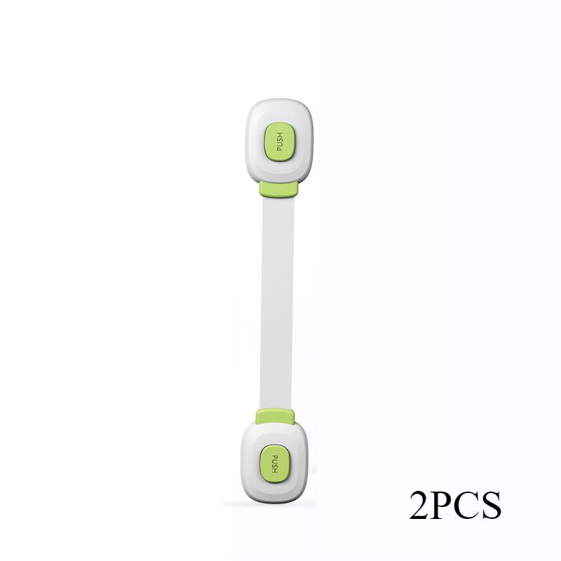 Push Type Child Safety Lock Refrigerator Cabinet Punch Free Lock Multifunctional Child Protection Lock Home Accessories
