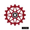 10T/12T/14T/16T Bicycle Rear Derailleur Ceramic Jockey Wheel Pulley Wheel for Mountain Road Bike  Lightweight Low Friction