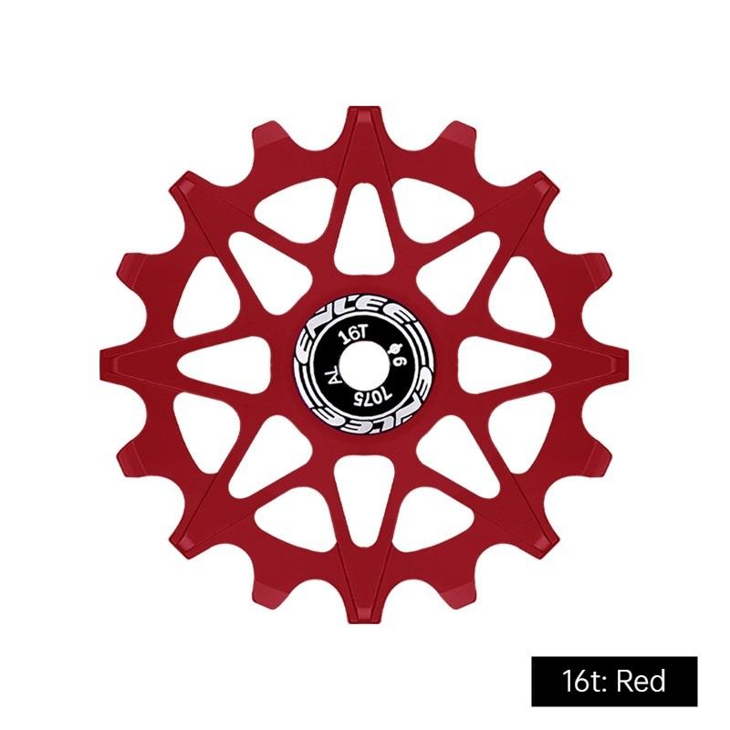 10T/12T/14T/16T Bicycle Rear Derailleur Ceramic Jockey Wheel Pulley Wheel for Mountain Road Bike  Lightweight Low Friction