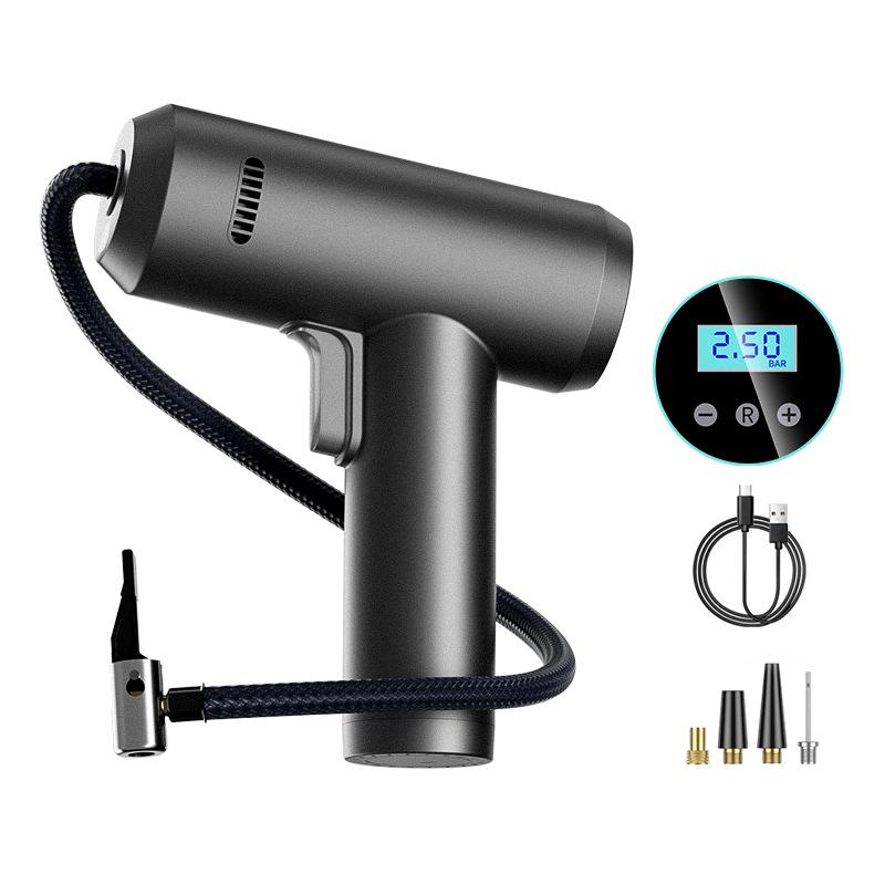 12V 150psi Handheld Air Compressor Wireless/Wired Inflatable Pump Portable Air Pump Tire Inflator Digital for Car Bicycle Balls