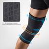 Knitted Sports Knee Brace Lightweight Breathable Knee Compression Sleeve Women Men Elastic Outdoor Fitness Basketball Running Knee Sleeves