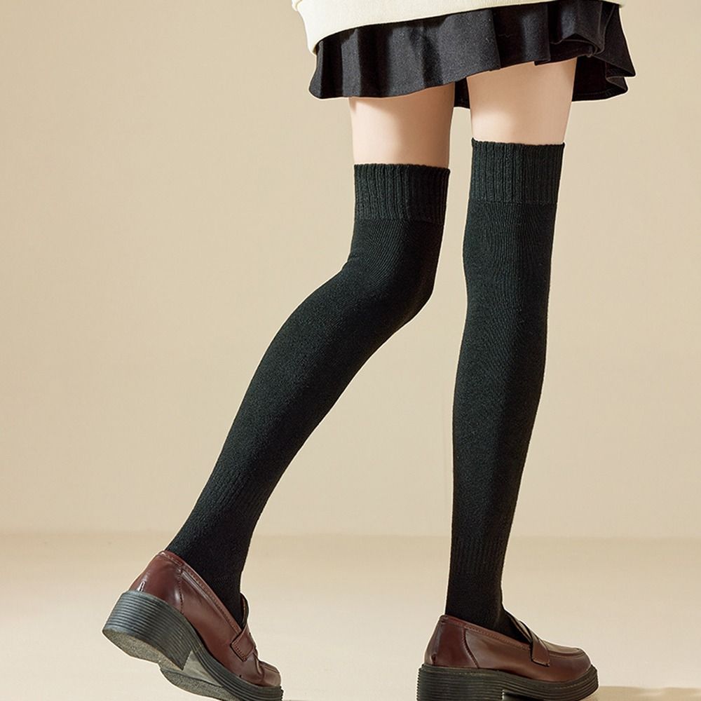 Solid Color Stockings Long Long Socks Long Tight Stocking Thigh High Socks