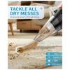 Y37A-Handheld Cordless Vacuum Cleaner - 12000PA Suction, LED Lights, Lightweight, Waterproof