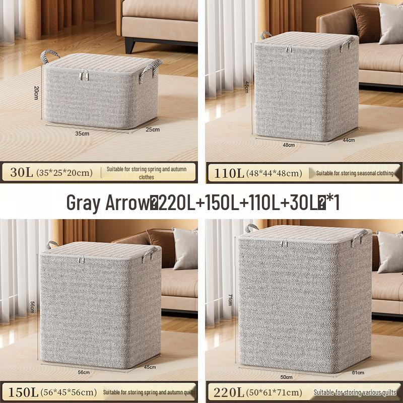 Duża Pojemność Pikowany Organizer Torba do Przechowywania Ubrań do Sypialni