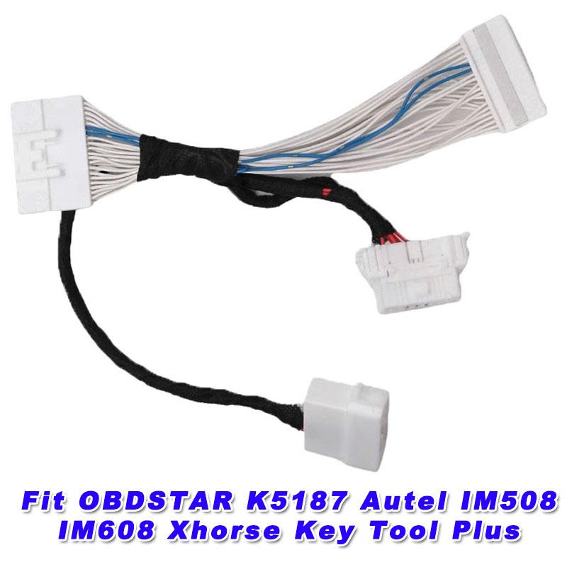 BCM40 Cable for Nissan 4A Smart Key Free Pin Code Cable Key Program 40pin for OBDSTAR K518 Key Tool Plus Sylphy B18 Xtrail T33