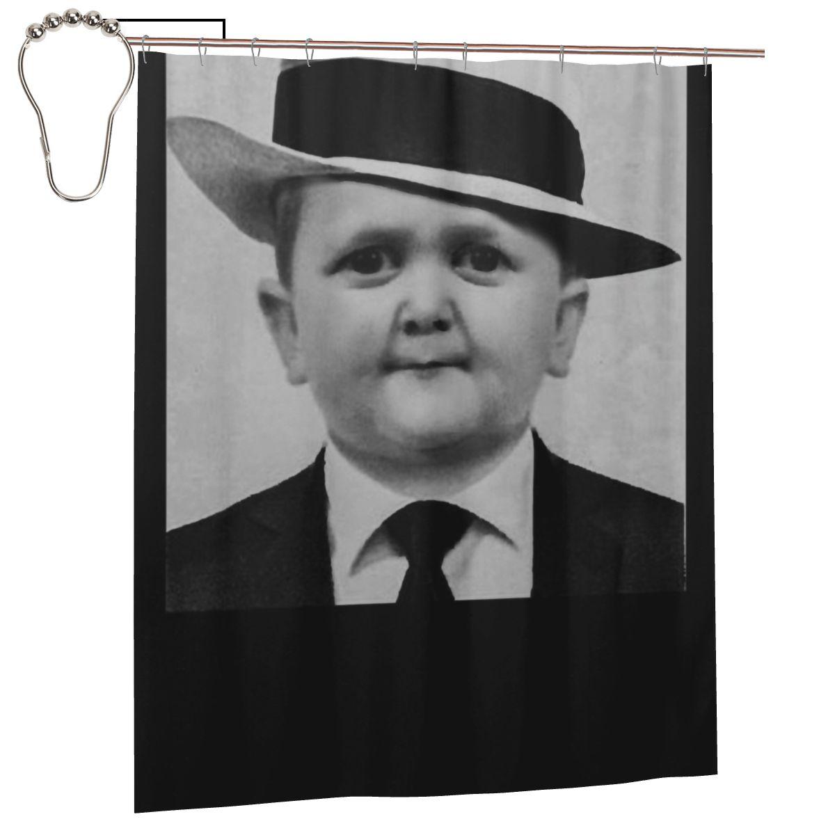 

Mini Khabib Hasbulla Meme Shower Curtain Bathroom Polyester Waterproof Bath Curtains With Hooks W60H190(CM)-1 Pcs