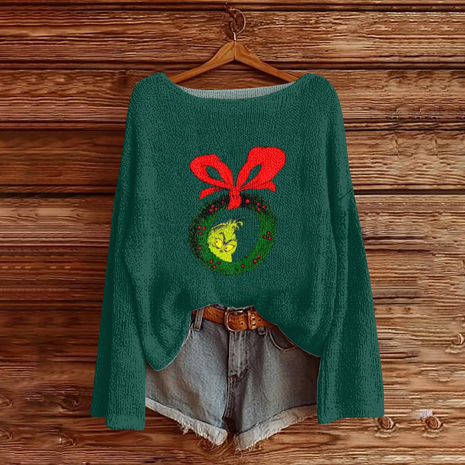 

Women s Fashion Round Neck Long Sleeve Pullover Faux Sweater Knitted Pullover Top L