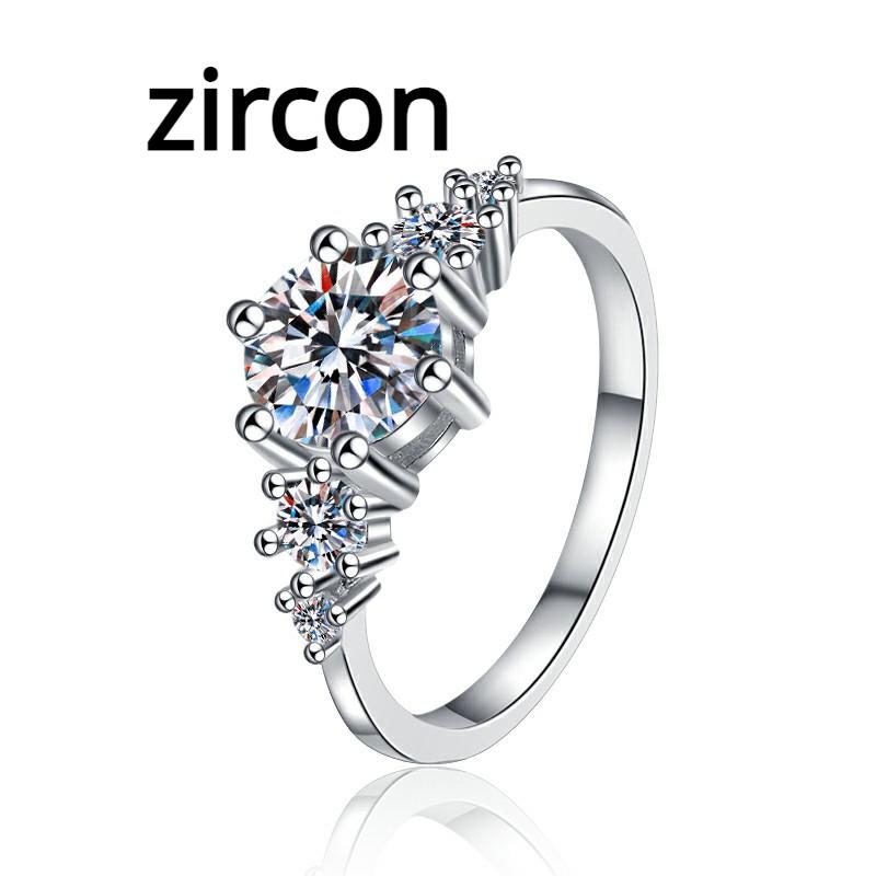 

Ювелирные изделия из стерлингового серебра 925 пробы 1 карат, обручальное кольцо, кольцо с муассанитом, женское обручальное кольцо, подарок для подруги, изысканные ювелирные изделия, подарки 9