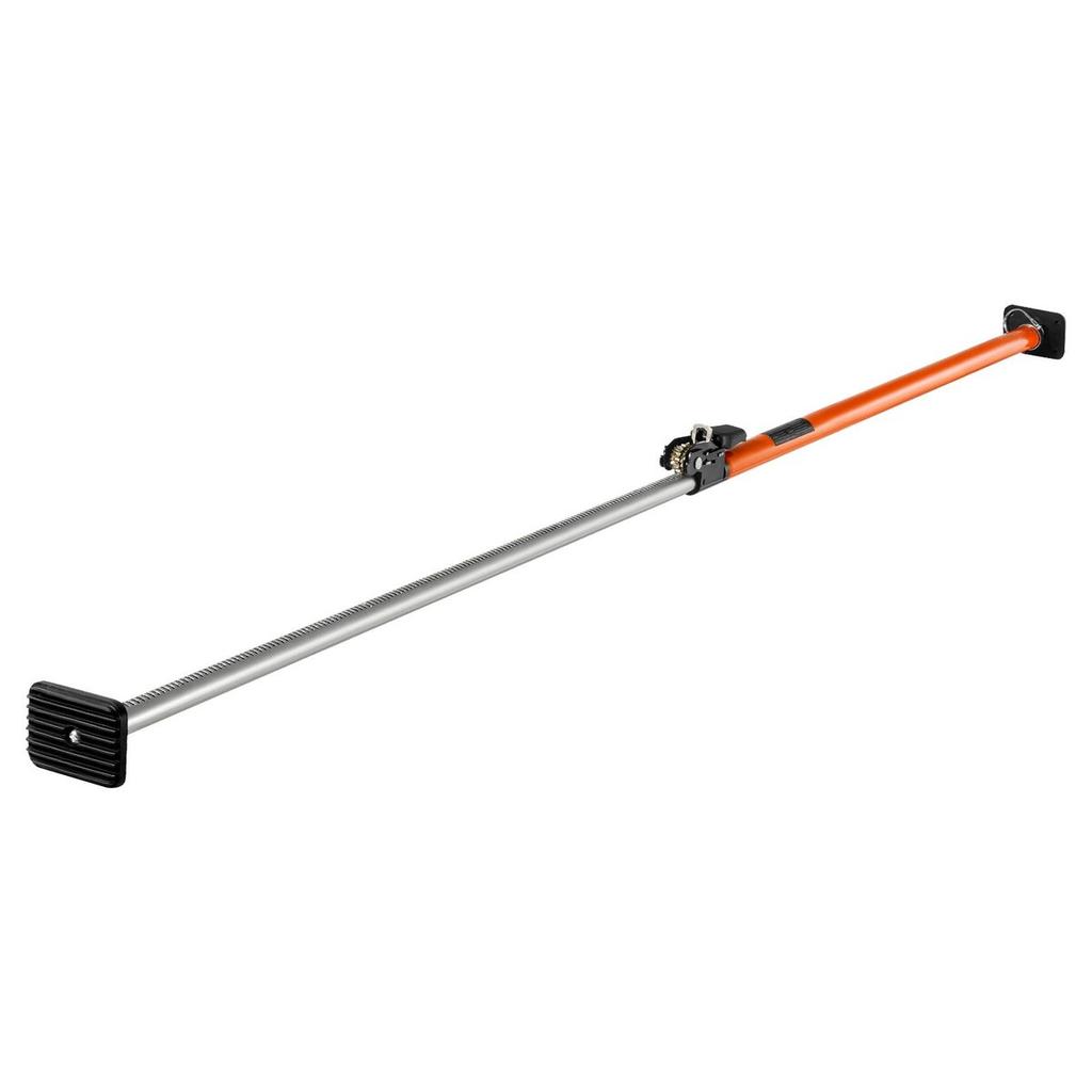 Cargo Bar, Ratcheting Cargo Bar Adjustable from 1016mm to 1854mm, Heavy-duty Steel Cargos Stabilizer with Non-Slip Foot Pads, Telescoping Load Lock